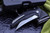 Brous Blades Vendetta Black G-10 4" Stonewash D2