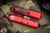 Microtech UTX-85 OTF Automatic Knife Red 3\" Drop Point Black Tactical 231-1RD 