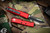 Microtech UTX-85 OTF Automatic Knife Red 3\" Drop Point Black Tactical 231-1RD 