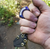 John Gray Keyper Blue Anodized Titanium Pearl Inlay Keyholder 2018