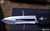 Marfione Custom Combat Troodon OTF Blue Accents 3.8" Recurve Mirror Polish