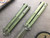 Microtech Tachyon III Green Balisong SE 173-1GR
