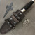 Marfione Custom Interceptor Black Cord Wrap DE M390 Mirror Polish Ramos Leather Sheath