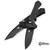 BENCHMADE HK MP5 BLACK DROP POINT COMBO 6000010SBK