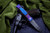 Sergio Consoli Flipper Anodized Titanium/Rietveld Dragonskin Inlay (3.5" Spirograph Damascus)