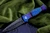 Sergio Consoli Flipper Anodized Titanium/Rietveld Dragonskin Inlay (3.5" Spirograph Damascus)