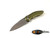 BROUS BLADES BIONIC OD GREEN KNIFE 3" D2 SATIN