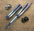 Microtech Tachyon III Great White Balisong Double Full Serrated Grey 173-D3GW