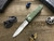 Microtech UTX-85 Green OTF S/E Satin Serrated 231-5GR
