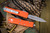 Microtech UTX-85 OTF Automatic Knife Orange 3.1\" Dagger Apocalyptic Stonewash 232-10APOR