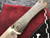 Borka Blades SBTF Barked Flamed Anodized Titanium Satin Tanto M390