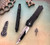 Marfione Combat Troodon Interceptor Black Alloy Blue Accents Mirror Polish M390