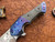 Jeff Vandermeulen Custom Executioner MokuTi Bolsters Marbled Carbon Fiber Scale Damasteel Cleaver #11