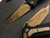 Marfione Custom Socom Elite Stingray Inlay Vegas Forge Bronzed Razorwire Damascus Tanto