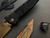 Marfione Custom Socom Elite Stingray Inlay Vegas Forge Bronzed Razorwire Damascus Tanto