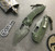 Microtech/Borka Blades Stitch Green Auto M390 169-1GR