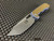 RAMON CHAVES KNIVES BRONZE BLUE CUSTOM 325 JB STOUT MEGALODON