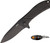 ZERO TOLERANCE 0801BLK REXFORD TITANIUM FLIPPER BLACK BLADE ZT0801BLK