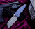 Scorpion 6 Knives Overfall Custom Purple Milled Titanium Armor Core Damascus 2018
