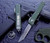 Microtech Ultratech OD Green OTF Tanto Satin Serrated 123-6OD