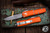 Microtech UTX-85 OTF Automatic Knife Orange 3.1\" Drop Point Stonewash 231-10OR