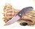 BROUS BLADES VR-71 CARBON FIBER FLIPPER LINER LOCK STONEWASH