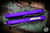 Microtech Ultratech Purple OTF Automatic 3.4\" Tanto Stonewash 123-10PU