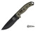 ESEE MODEL 5 SURVIVAL KNIFE GREEN CANVAS MICARTA COMBO BLACK BLADE 5SBK