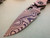 Mick Strider Custom SnG Cobalt Damascus/Anodized Titanium Sole Authorship Damascus