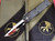 Marfione Troodon Interceptor Black Alloy Blue Accents M390 Mirror Polish