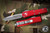 Microtech UTX-85 OTF Automatic Knife Red 3.1\" Drop Point Stonewash 231-10RD