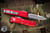 Microtech UTX-85 OTF Automatic Knife Red 3.1\" Drop Point Stonewash 231-10RD