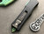 Marfione Combat Troodon OTF Antique Green Accents Recurve Mirror Polish M390 TKI 2018