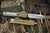 Microtech UTX-85 OTF Automatic Knife OD Green 3\" M390 Drop Point Satin 231-4 OD