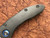 Borka Blades Custom Mini Stitch Titanium Satin Rock Grind M390
