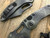 Microtech/Borka Blades Stitch Green Camo Serrated M390 169-2GC