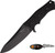 PROTECH SPINDRIFT ELISHEWITZ FIXED BLADE KNIFE BLACK G-10 SD3