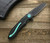 Millit Knives Max Evolution Custom Jerry Moen Black/Green Accents CTS-XHP