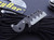 Griego Knives KEYBAR Cleaver Blade Insert D2 Acid Wash Rock Grind