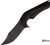 BROUS BLADES STRYKER BOWIE FIXED BLADE 4" BLACK PLAIN