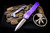 Microtech Combat Troodon OTF Automatic Knife Purple 3.8" Stonewash Dagger 142-10PU