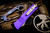 Microtech Combat Troodon OTF Automatic Knife Purple 3.8\" Stonewash Dagger 142-10PU