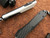 Microtech Custom Storm Trooper Carbon Fiber Combat Troodon DE White