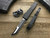 Microtech Ultratech Hellhound CF Silver Ringed Hardware Black DLC 119-1DLCCF