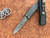 Microtech UTX-85 Signature CF Top OTF Blue Accents Damascus SE 231-16CFTI