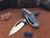 Marfione Custom Mini Matrix R Antique Blue Titanium Carbon Fiber M390 Stonewash