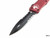 Microtech Troodon Red DE Black Serrated 138-2RD