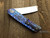 Sharknivco Edison Barajas Japanese Tanto Black Timascus Hand Rubbed Satin