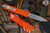 Microtech Combat Troodon Orange OTF Automatic 3.8" Dagger Stonewash 142-10OR