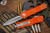 Microtech Combat Troodon Orange OTF Automatic 3.8\" Dagger Stonewash 142-10OR
